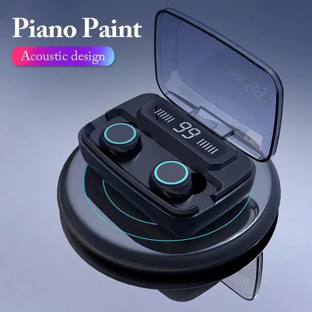 Alt view image 2 of 7 - TWS Bluetooth Earphone V5.0 8D 3500mAh Charging box Stereo Wireless Headphones Sport Waterproof Earphones Mini True Wireless bluetooth Earbuds for cellphone