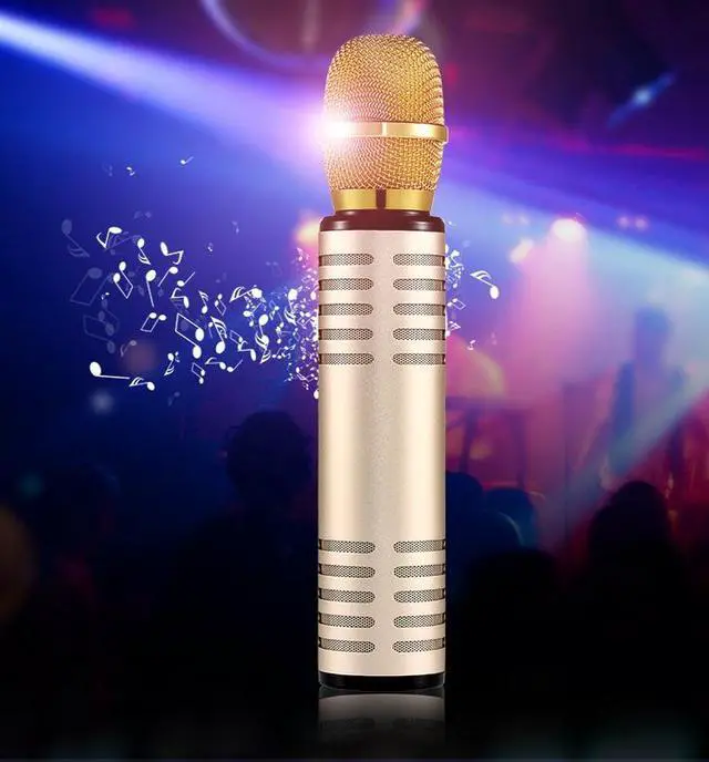 Main image of karaoke Microphone Handheld Smart Microphone Audio Integrated Live Singing Hi-fi Stereo Surround