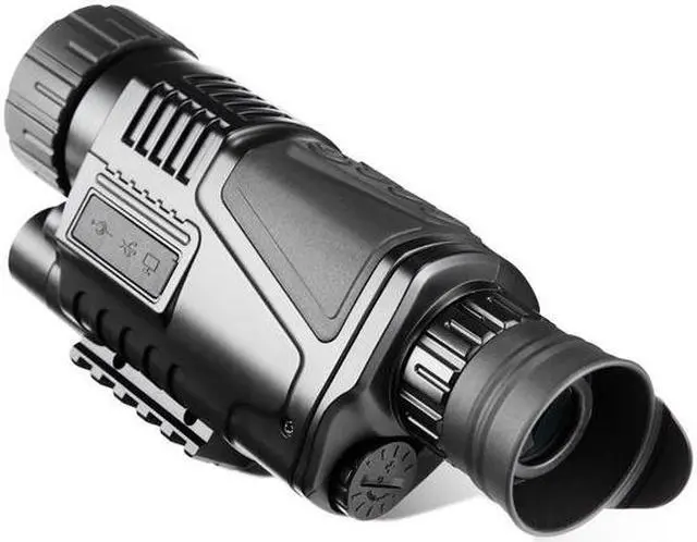 Alt view image 5 of 7 - 3.7V HD Infrared Night Vision Scope 5x40 Digital Monocular Telescope with Night Vision Hunting, Video Capture, 8G Video Playback