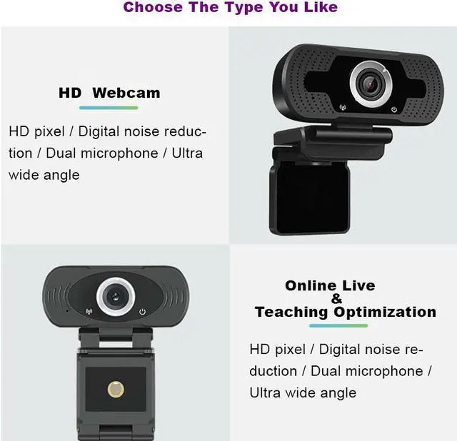 Alt view image 6 of 7 - 1080P USB Computer Webcam HD Online Teaching Video Teaching Remote Conference Camera Computer Camera Webcam