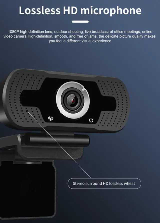 Alt view image 3 of 7 - 1080P USB Computer Webcam HD Online Teaching Video Teaching Remote Conference Camera Computer Camera Webcam