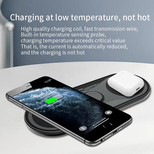 Alt view image 6 of 7 - 3 in 1 QI wireless charger for mobile phone/watch/TWS bluetooth earphone