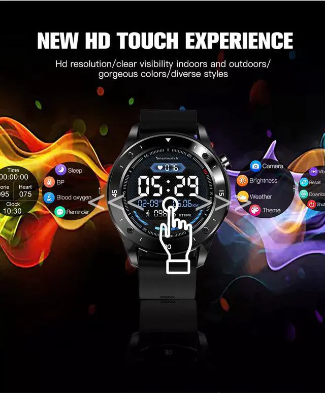 Alt view image 4 of 7 - Color screen smart sports bracelet heart rate blood pressure waterproof sleep monitoring pedometer Bluetooth smart reminder supports multiple languages