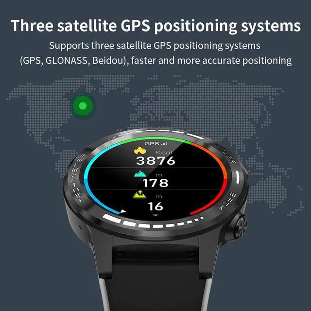 Alt view image 2 of 7 - Smart Watch M7 Independent GPS Smart Bracelet Bluetooth Call Compass Calendar Heart Rate Blood Pressure