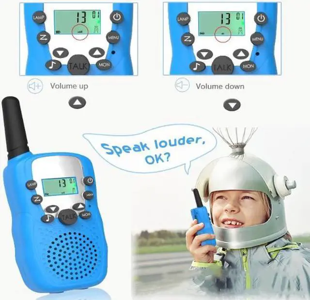 Alt view image 7 of 7 - Children Toys 22 Channel Walkie Talkies Toy Two Way Radio  Long Range Handheld Transceiver Boys&Girls Brithday Xmas Gift 2 Pieces