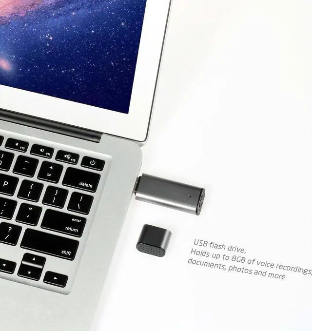 Alt view image 2 of 7 - Voice Recorder U Disk Voice Recorder Portable Noise Reduction Recording U Disk Meeting Recorder