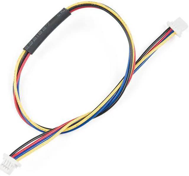 Alt view image 3 of 4 - SparkFun Qwiic Cable Kit Hook Up I2C Qwiic Development Boards in No Time No Soldering Required Includes 10 Cables Different Lengths & Styles Breadboardable Polarized 4-pin JST Connector Daisy Chain-able