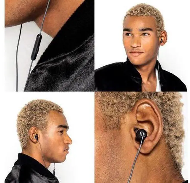 Alt view image 6 of 7 - Inkd+ Wired Earbuds with 3.5mm AUX Plug Noise Isolating Fit in-Line Microphone Call and Track Control Ear Gel Sizes Included for Custom Fit Convenient for Travel - Black