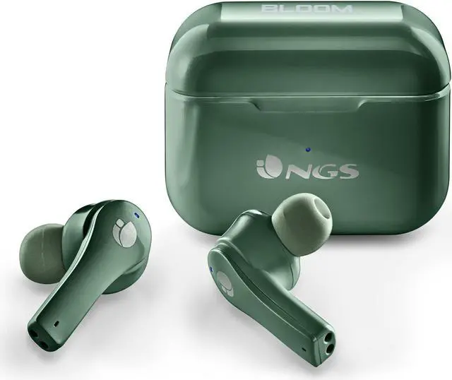 Alt view image 2 of 2 - NGS Artica Bloom Wireless BT Earphones, Green