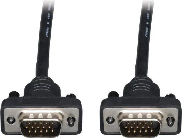Main image of Tripp Lite Low Profile VGA RGB Coax Monitor Cable High Res HD15 M/M 25ft