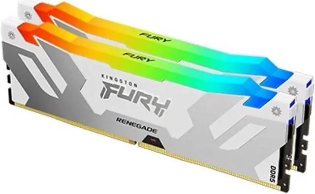 Main image of Kingston 32GB (16GB×2) 6800MT/s DDR5 CL36 DIMM FURY Renegade RGB White XMP