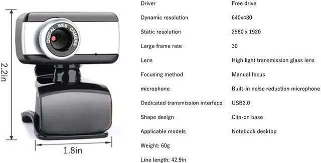 Alt view image 4 of 7 - Usb Laptop Desktop Computer Camera Webcam Live Full Hd Computer Camera Office Conference Network Camera