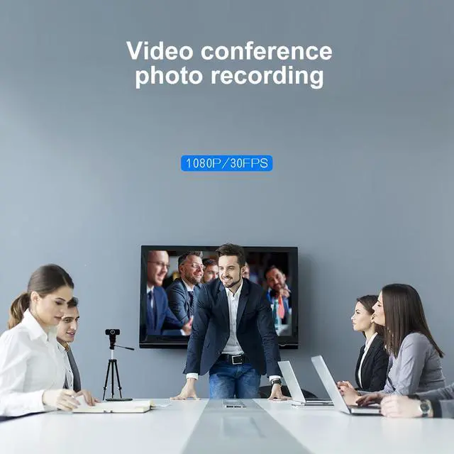 Alt view image 2 of 7 - 1080p HD USB Computer Camera - Microphone Laptop USB PC Webcam, HD Full Gaming Computer Camera, Recording Pro Video Web Camera for Calling, Conferencing, 110-Degree Live Streaming Widescreen Webcam