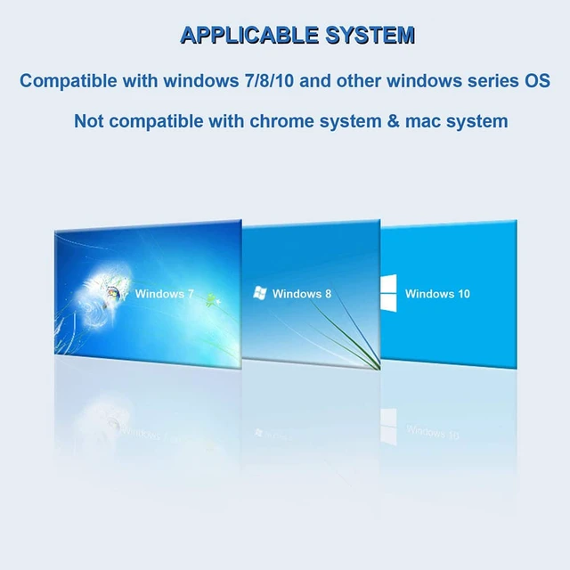 Alt view image 6 of 7 - USB to VGA Adapter, USB 3.0 to VGA Multi-Display Video Converter Full HD 1080P External Video Card for Monitor Adapter, Desktop, Laptop, HDTV, Monitor, Projector