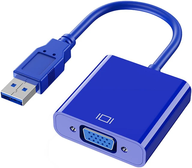 Main image of USB to VGA Adapter, USB 3.0 to VGA Multi-Display Video Converter Full HD 1080P External Video Card for Monitor Adapter, Desktop, Laptop, HDTV, Monitor, Projector