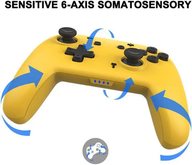 Alt view image 4 of 4 - Game Remote Control Accessory Switch Pro Wireless Bluetooth Gamepad