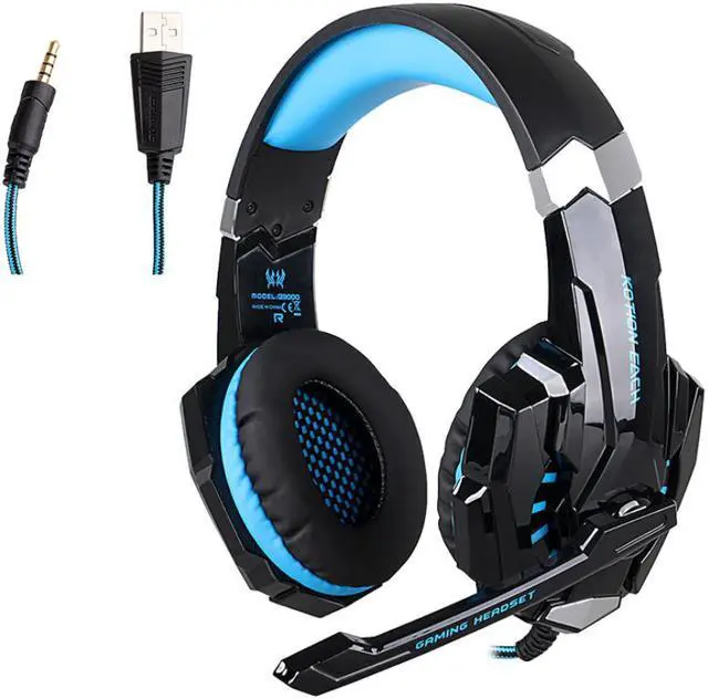 Alt view image 3 of 4 - EACH G9000 PUBG Headphones Luminous Headset Internet Café EarPhones 3.5 Quadrupole Mobile Phone Headset PS4,XBOX ONE