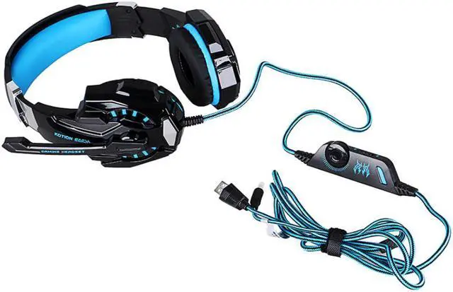 Alt view image 2 of 4 - EACH G9000 PUBG Headphones Luminous Headset Internet Café EarPhones 3.5 Quadrupole Mobile Phone Headset PS4,XBOX ONE