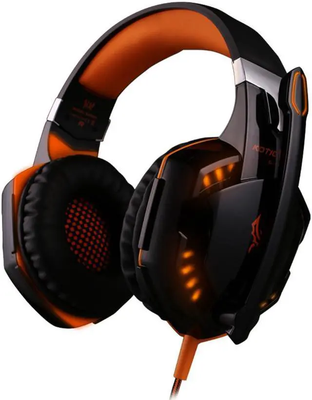 Alt view image 4 of 4 - EACH G2000 computer wired luminous headset PUBG  INTERNET CAFÉ EARPHONES Electronic sense