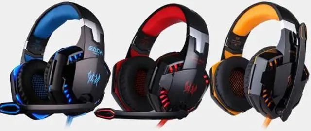 Alt view image 2 of 4 - EACH G2000 computer wired luminous headset PUBG  INTERNET CAFÉ EARPHONES Electronic sense