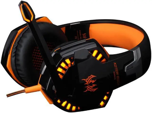 Alt view image 3 of 4 - EACH G2000 computer wired luminous headset PUBG  INTERNET CAFÉ EARPHONES Electronic sense