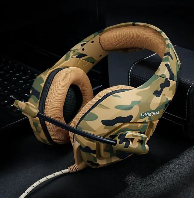 Main image of Headphone gaming OK1B camouflage color headset PS4 XBOX ONE mobile phone