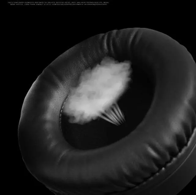 Alt view image 4 of 5 - RS989 head-mounted gaming headset USB7.1 luminous internet cafe headset microphone