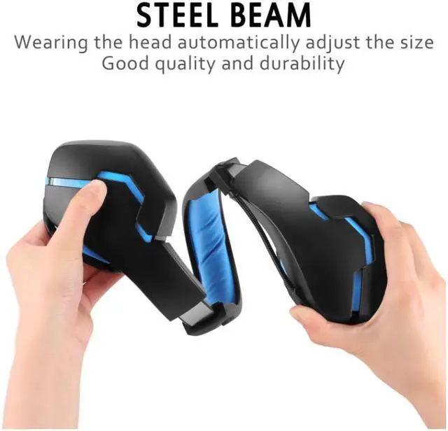 Alt view image 2 of 3 - G10 headset gaming headset cross-border headset PS4 luminous headset RGB headset Internet cafe headset microphone