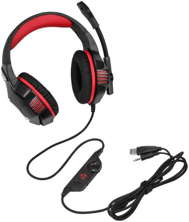 Alt view image 2 of 6 - Hunterspider V3 computer Game Headset 3.5-channel Gaming Headset Internet cafe Headphone Microphone