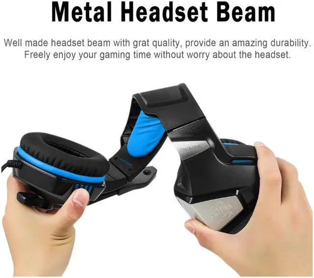 Alt view image 3 of 6 - Hunterspider V3 computer Game Headset 3.5-channel Gaming Headset Internet cafe Headphone Microphone