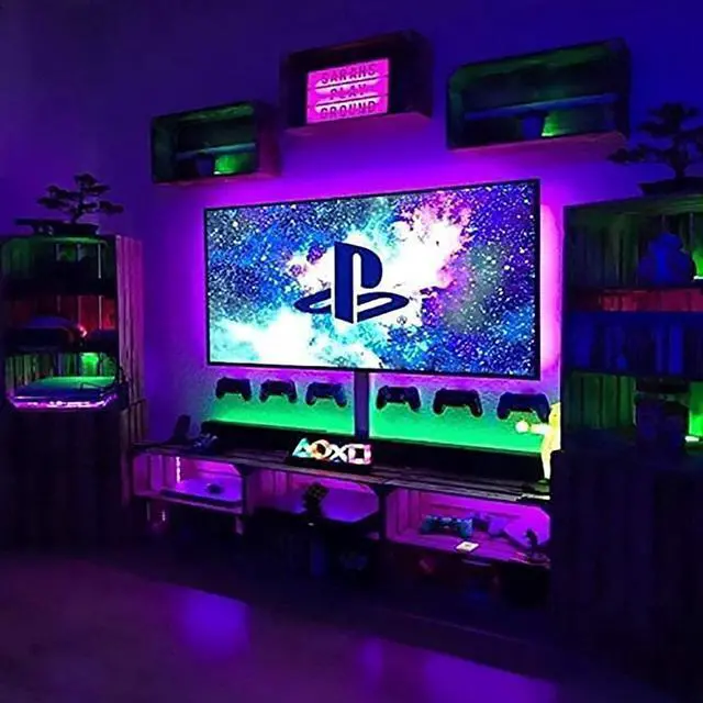 Alt view image 4 of 7 - Playstation Icons Light Voice Control Music Reactive Game Room Lighting Acrylic,Living Room, Bedroom,Acrylic Atmosphere Neon Bar Lamp Club KTV Decorative Ornament