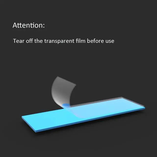 Alt view image 6 of 7 - GLOTRENDS Thermal Pad with 2.0 W/mk Thermal Conductivity for M.2 NVMe SSD CPU GPU Chipset etc (10 Packs)