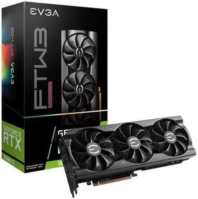 Alt view image 7 of 14 - EVGA GeForce RTX 3060 Ti FTW ULTRA GAMING Video Card, 08G-P5-3667-KL, 8GB GDDR6, iCX3 Cooling, ARGB LED, LHR