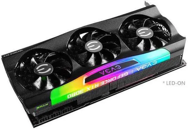 Alt view image 4 of 7 - EVGA GeForce RTX 3080 FTW3 ULTRA GAMING Video Card, 10G-P5-3897-KL, 10GB GDDR6X, iCX3 Technology, ARGB LED, Metal Backplate, LHR