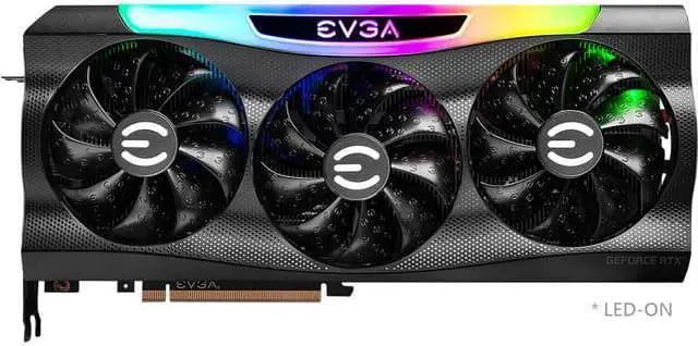 Main image of EVGA GeForce RTX 3080 FTW3 ULTRA GAMING Video Card, 10G-P5-3897-KL, 10GB GDDR6X, iCX3 Technology, ARGB LED, Metal Backplate, LHR