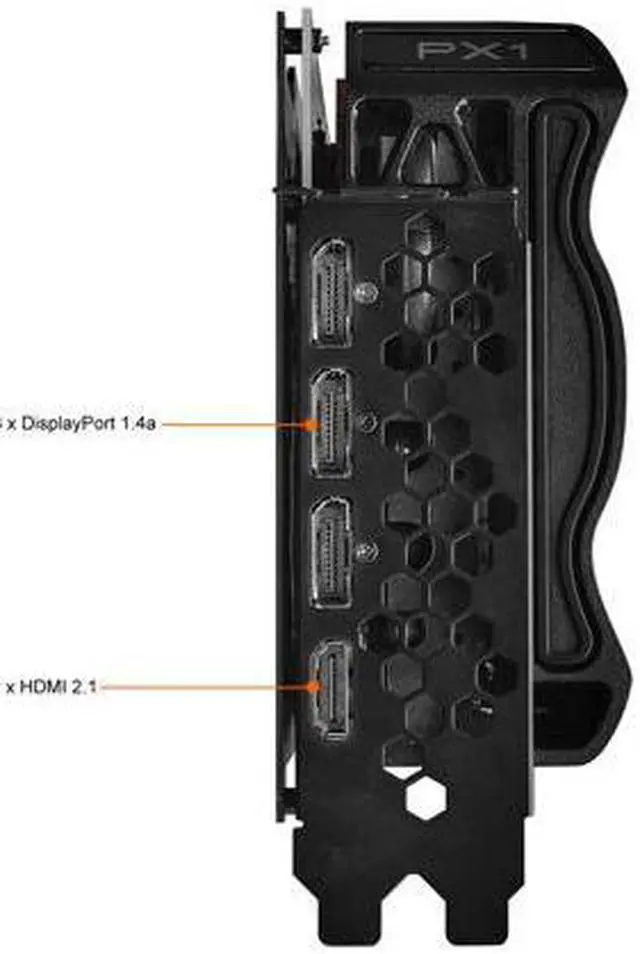 Alt view image 3 of 7 - EVGA GeForce RTX 3080 FTW3 ULTRA GAMING Video Card, 10G-P5-3897-KL, 10GB GDDR6X, iCX3 Technology, ARGB LED, Metal Backplate, LHR