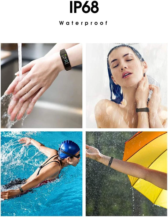 Alt view image 6 of 7 - Fitness Tracker with Heart Rate Monitor, Sleep Tracker, IP68 Swimming Waterproof, 7-13 Days Playtime, Calorie Counter, Pedometer with GPS Tracking TFT-LCD Color Touch Screen for Men and Women