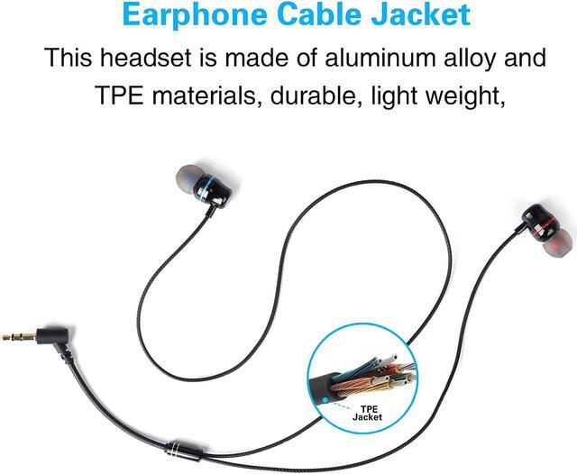 Alt view image 3 of 7 - Headphones for Oculus Quest 2 VR Headset Noise-Isolating in-Ear Earphones with 3D 360 Degree Sound and Custom Silicone Earbuds Caps (Black)