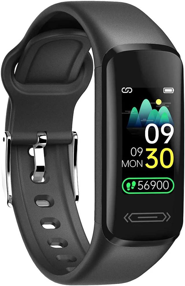 Main image of Fitness Tracker, IP67 Waterproof Activity Tracker with Heart Rate/Body Temperature/ Blood Pressure/Sleep Monitor/Step Calorie Counter Smart Wristband Swipe Screen Self-Define Watch Face