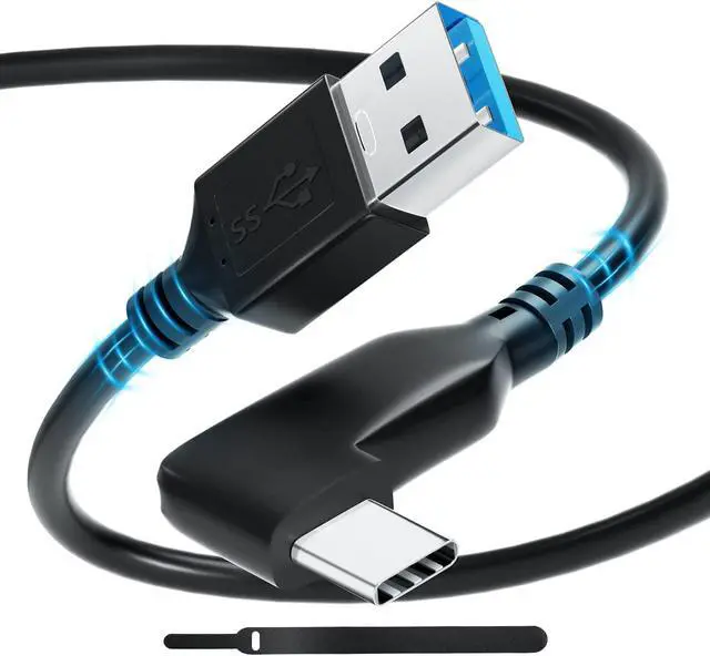 Main image of VR Link Cable 16FT / 5M Compatible with Oculus Quest 2 for Meta VR Headset and PC Gaming/Steam VR, High Speed Data Transfer and Fast Charging USB 3.0 Type A to C Cable for VR Headsets Accessories