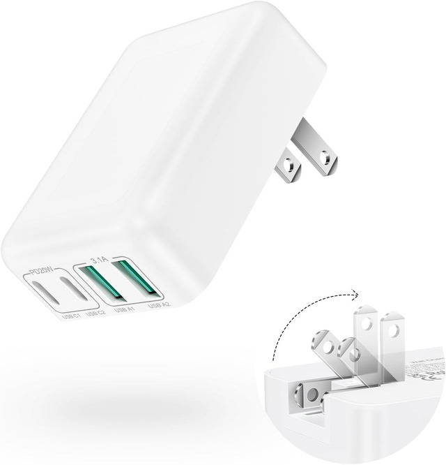 thumbnail image 2 of 5 Pack USB Wall Charger 2.1A Multiport Fast Charge Power Brick - Bulk Unbranded 2 of 5