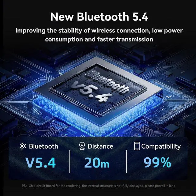 Alt view image 2 of 7 - SMA Bluetooth Receiver for Hi-Fi, Bluetooth 5.4 Audio Transmitter with 3.5mm jack and 2 RCA ports, AUX Bluetooth 5.4 Adapter for Car with RGB Lights, Noise Canceling, Dual Pairing, U disk Playback