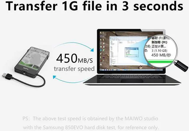 Alt view image 3 of 7 - 2.5 inch USB 3.0 SATA HDD SSD Box 3TB Sata USB 3.0 hdd Hard Disk Drive SSD Enclosure Case Box