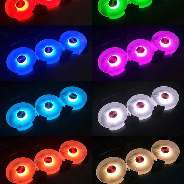 Alt view image 5 of 7 - F-YH Computer Case PC Cooling Fan RGB Adjust 120mm Quiet + IR Remote New Computer Cooler RGB CPU Case Fans Four In One