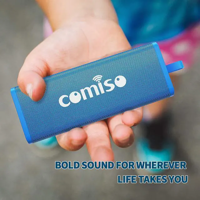 Alt view image 3 of 4 - Portable Mini Bluetooth Speakers, IPX7 Waterproof Wireless Portable Speaker Loud Crystal Clear Stereo Sound, Rich Bass, 20 Hour Playtime, Dual-Driver Built-in Mic for Party, Travel, Outdoor, Backyard