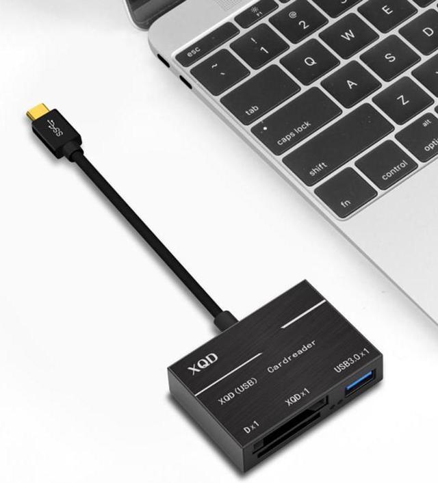 Alt view image 7 of 7 - XQD/SD Card Reader Type C, Opluz Dual Slot USB 3.0 Flash Memory Card Reader with High Speed up to 5Gbp/s for SD(HC/XC), Sony G Series, Lexar USB Mark Card, Compatible with Windows/Mac OS System