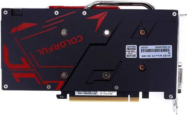 Alt view image 6 of 7 - Colorful GeForce GTX 1660 SUPER 6G 1785MHz/14Gbps GDDR6 Gaming Graphics Card with Dual Fan Gaming Video Cards