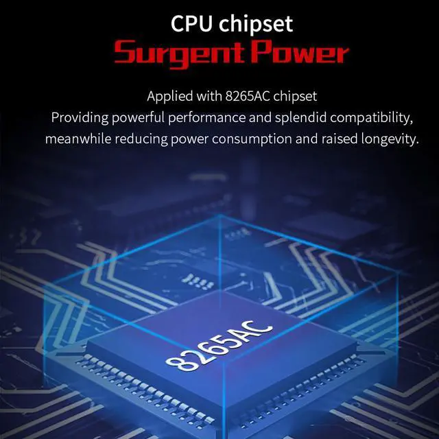 Alt view image 2 of 7 - Dual-band 2.4/5G WiFi PCI-E Card Bluetooth 4.2 WiFi Adapter 1200Mbps Wireless Adapter for Desktop 2*6dBi Antenna Network Card for Windows 7 / 8 / 8.1 / 10