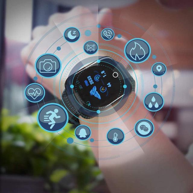 Alt view image 2 of 7 - Fitness Tracker, IP67 Waterproof 1.3" Touch Screen Heart Rate Monitor Watch Kids Activity Trackers Smart Watch for Women Men Boy Girl Sleep Monitor Step Counter Calorie Counter for Android iOS