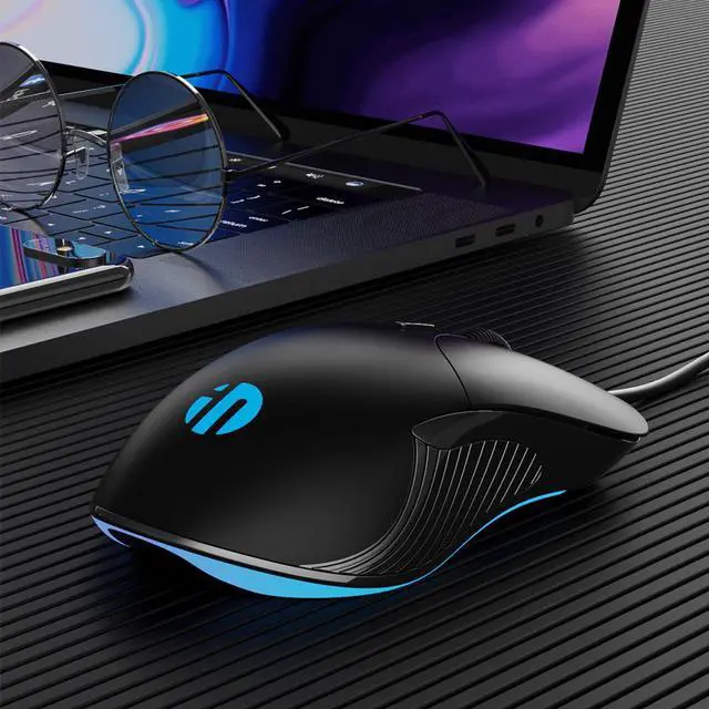 Alt view image 7 of 7 - Wired Gaming Mouse 6 Buttons 4000 DPI LED Optical USB Computer Mouse Gamer Mice Gaming Mice For PC laptop